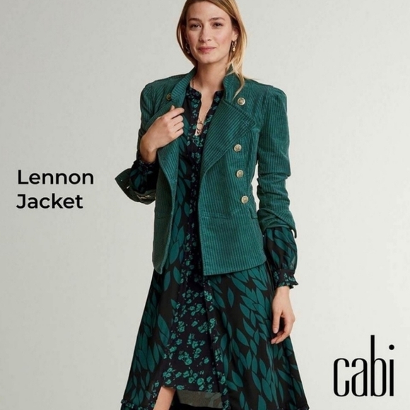 CAbi Jackets & Blazers - Cabi Lennon Jacket Corduroy Textured Double Breasted XS
